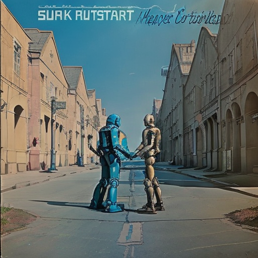 01043-674289475-A Album_Cover a group of ((MECH ROBOTS)) a man shaking hands with a woman on a street.png